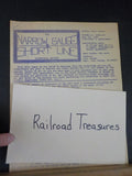 Narrow Gauge & Short Line Historical Society Newsletter 1976 Feb 29 Vol1 #4 Stap