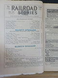 Railroad Stories Magazine 1933 May UP Locos Dodge RR Alaska RRS Canadian RRs