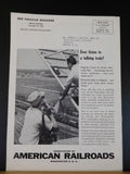 Erie Railroad Magazine Employee 1960 September 1960 Vol 56 #7 Cut cover