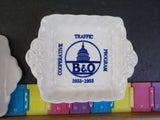 Catch All Dishes B&O Cooperative Traffic Program 1933-1953  Lot of 2