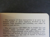 C&O B&O Switching instructions 1964 August 1