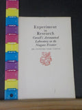 Experiment in Research by Dr. Clifford Cook Furnas Newcomen Society