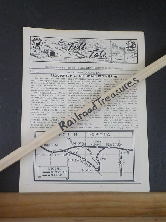Tell Tale 1948 January Northern Pacific Employee Magazine