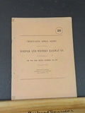 Norfolk and Western Railway Annual Report 26th year ended December 31 1921 MAP