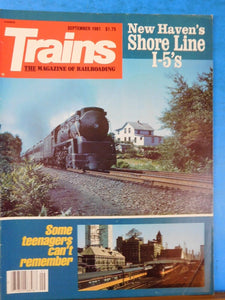 Trains Magazine 1981 September New Haven's Shore Line I-5s Some teenagers can't