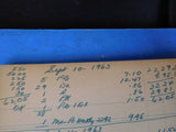 Reading Company Tally Book Jan 1962-Oct 31 1968