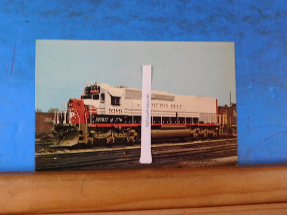 Postcard Cotton Belt bicentennial locomotive #9389 1976 Audio Visual