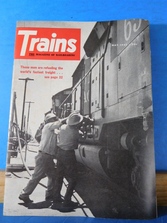 Trains Magazine 1967 May Consolidations, Inc 2 Photos