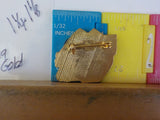 Jaycees California Mountain miner kneeling Panning for gold Califdrnia ERROR PIN