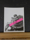 Photo Erie Locomotive #2542 Black & White 4X5 Spring Valley NY 1949 Headlight Bo