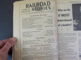 Railroad Stories Magazine 1936 November Locos of the D&H Circus Special Vanderbi