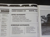 CTC Board Railroads Illustrated #129 1986 March Chehalis Western Clearing Coalmo