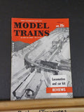 Model Trains 1958 March  Track plans for scenery builders Linn Westcott Timber b