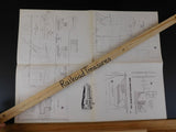 Map Des Moines Railway Co.Mason City Iowa Terminal IC&M CD&M 2 sided