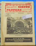 Circus Fanfare Vol 25 1995 6 Issues Windjammer History Treasury of Scales