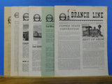 Branch Line Pacific Coast Region NMRA Lot of (6) Issues 1964-1971