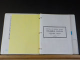 CofGA 1960 Columbus Division Central of Geogia Ry Condensed track profile Binder