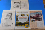 Ads Canadian National Ry Lot #12 Advertisements from Various Magazines (10)