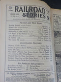 Railroad Stories Magazine 1934 March Windmill FEC Raton EBT Standard gauge cars