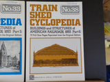 Train Shed Cyclopedia Lot 1893 Buildings & Structures American Railroads 4 bks