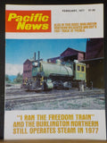 Pacific News #184 1977 February Freedom Train Burlington Northern DOT fast track