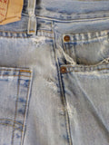 Levi's 501 Men's distressed jeans Button Fly 32 X 34  TWO PAIR well worn