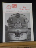 Feather River Rail Society The Train Sheet 1987 Lot of 6 #23-28  Western Pacific