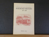 R&LHS Bulletin Railroad History #130 Spring 1974 NY Elevated PRR P5a RLW