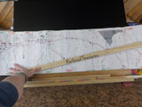 Map Goldsboro / Rocky Mount / Wilson NC  1995 Rolled N&W Seaboard