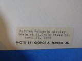PHOTO British Columbia Display Train St. Croix River Bridge 1978 8x10