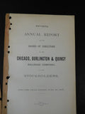 Chicago Burlington & Quincy Railroad Company Annual Report 1904 June 30