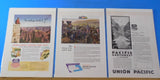 Ads Union Pacific Railroad Lot #44 Advertisements from various magazines (10)