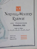 Norfolk and Western Railway Annual Report 30th  year ended December 31 1925 MAP