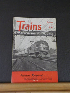 Trains Magazine 1944 October C&NW Proviso Yard B&O Signal Corp North Shore Line