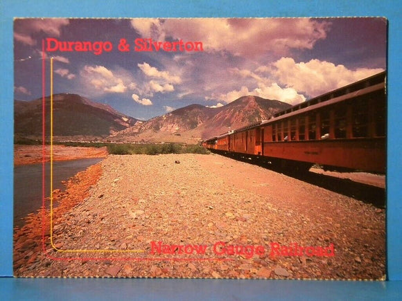 Postcard Durango and Silverton Narrow Gauge Railroad San Juan National Forest
