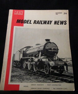 Model Railway News 1963 November Garden tramways Narrow gauge couplings Canadian