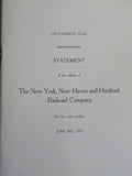 New York New Haven and Hartford Railroad Company Annual Report 1915 June 15