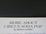 White Tops Circus Magazine 1985 November December Circus soda pop