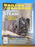 Railfan & Railroad Magazine 2011 October Double headed steam Conway Scenic