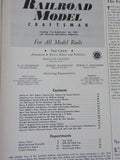 Railroad Model Craftsman Magazine 1956 August RMC Making coach sides Scenery Fre
