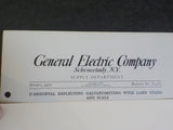 General Electric Company Supply Department Bulletin No X4783 1910 October D’arso