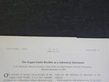 Copper-Cuprous-Oxide Rectifier and Photoelectric Cell by L.O. Grondahl  Plus