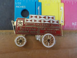 Jaycees New Hampshire Budweiser Horse Wagon Red Delegate Beer PIN