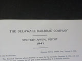Delaware Railroad Company Annual report 1941 19th annual