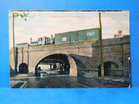 Postcard Askew Bridge Reading PA