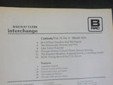 Railway Clerk Interchange 1976 March $6.4 Billion Omnibus Rail Bill Signed