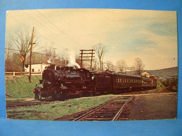 Postcard Cooperstown & Charlotte Valley RR First month of Service May 1971