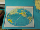 Map Canadian Pacific All Services Map 1967 Foldout Map