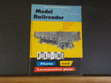 Model Railroader Magazine 1958 March Narrow gauge coal car Locomotive plan & pho