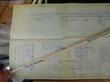 Blueprint / Drawing E and T Fairbanks and Company Railroad Track Scale Lot of 7: